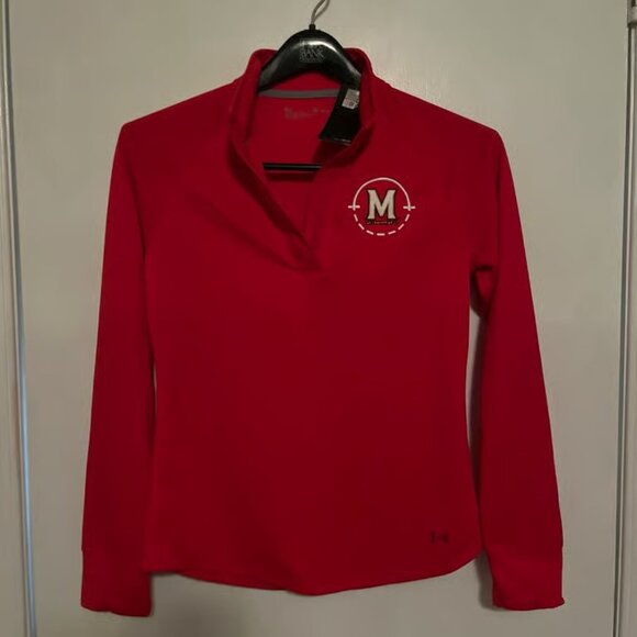 Under Armour Red Pullover- NWT - Picture 3 of 3